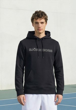 Björn Borg ESSENTIAL HOODIE - Mikina s kapucí - black beauty