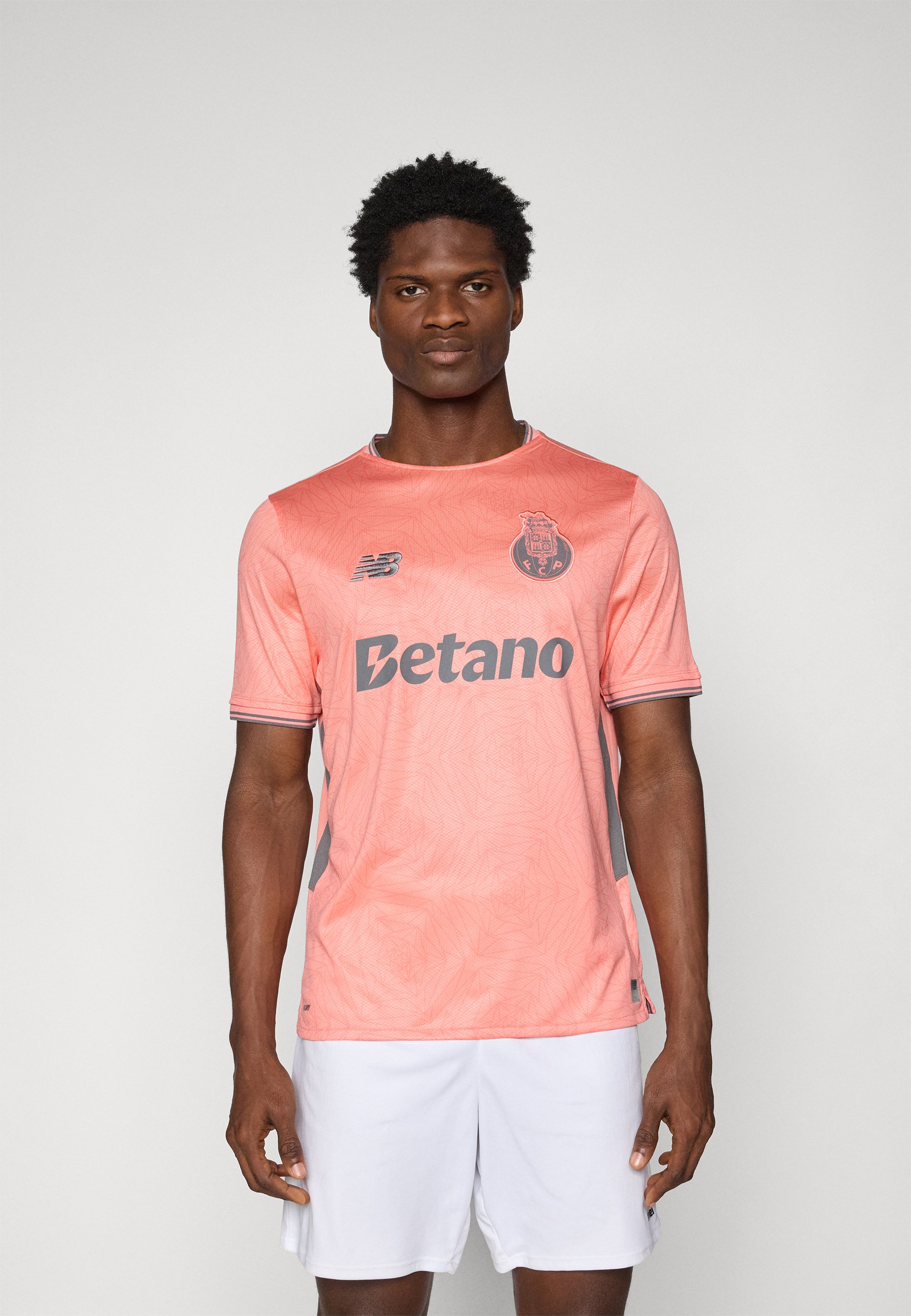 New Balance FC PORTO AWAY SHORT SLEEVE - Club wear - salmon