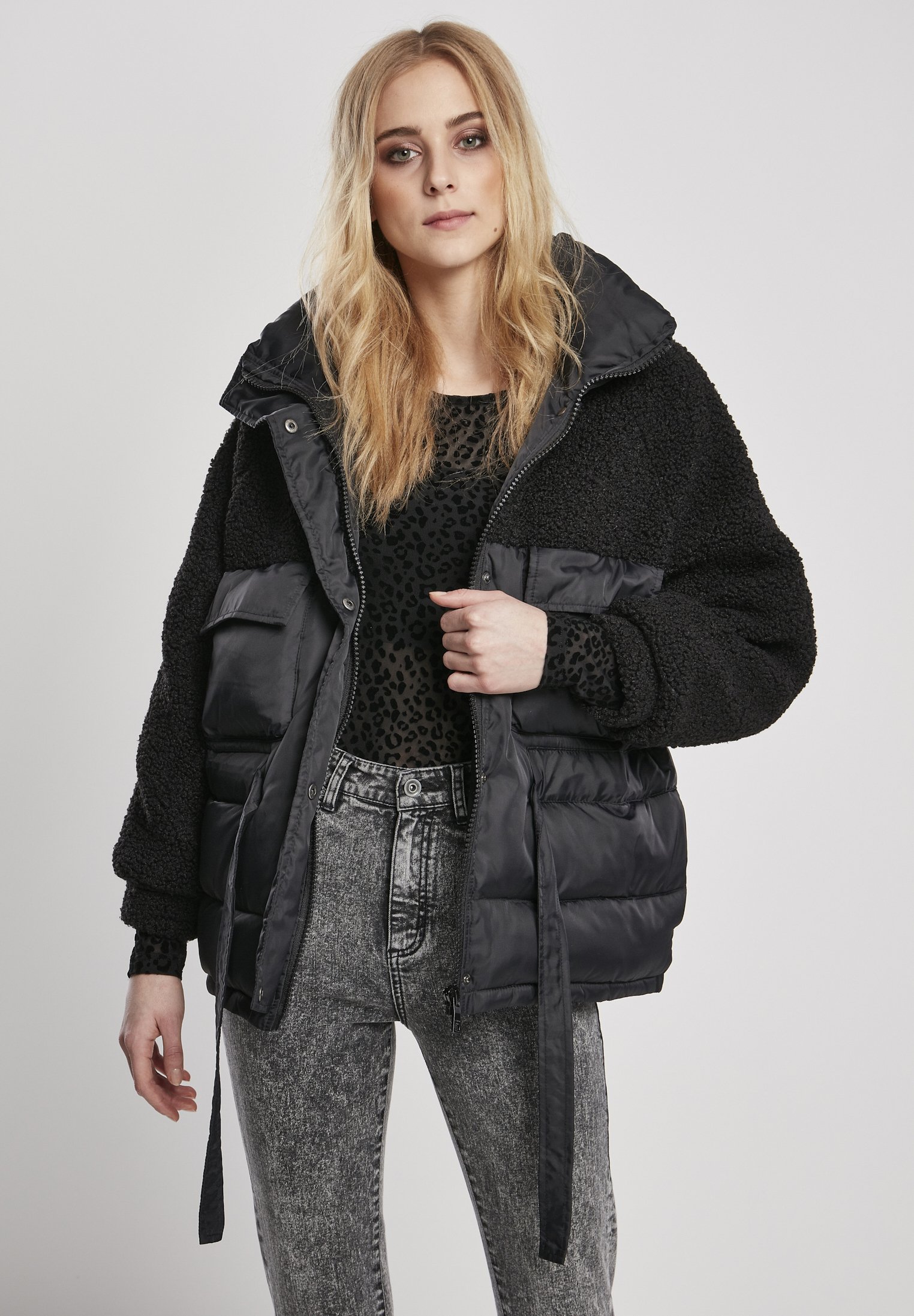 Urban Classics Winter jacket - black 