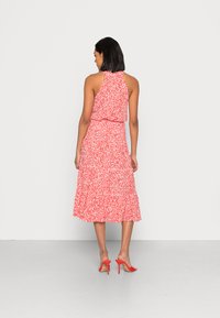 Vero Moda VMJENNY SMOCK CALF - Saia evasé - spicy orange