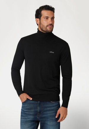 ROLLKRAGEN - Strickpullover - schwarz