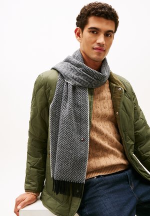 Tommy Hilfiger HERRINGBONE SCARF UNISEX - Šalle - grey