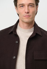 PROFUOMO OVERSHIRT - Hemd - dark brown