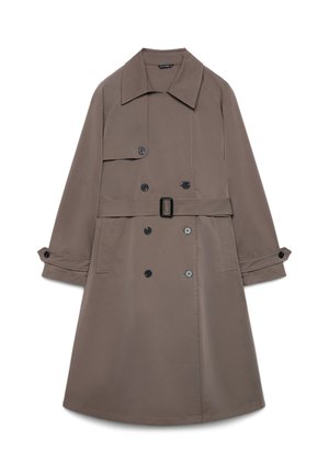 Calliope, CAPOSPALLA TINTA UNITA - Trenchcoat - fango scuro