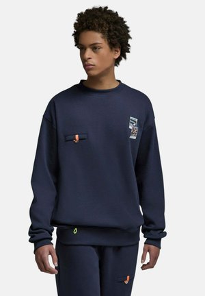 Saē, SWEATSHIRT ISHI JOJO NAVY HOMME - Sweatshirt - bleu