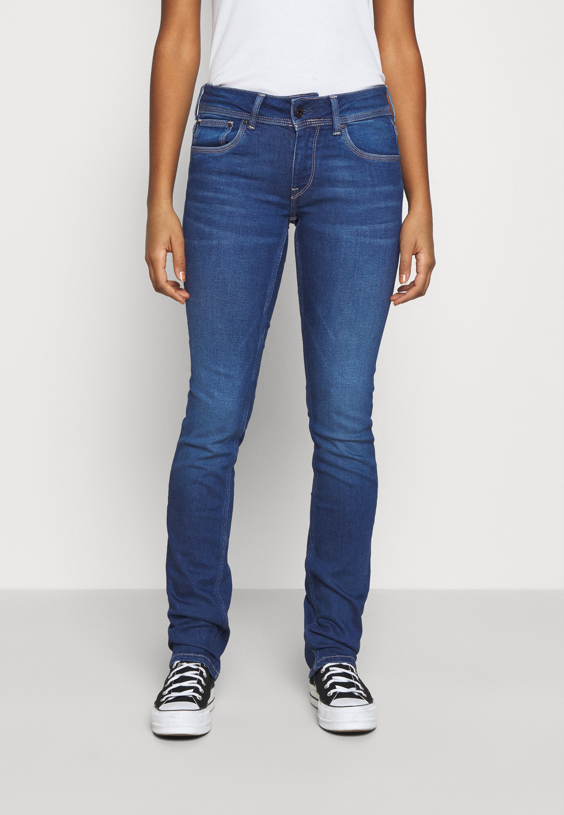 Pepe Jeans SATURN - Straight leg jeans - blue denim - Zalando.co.uk