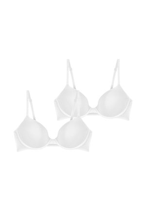 2-PACK MAKE-UP - Bügel BH - white