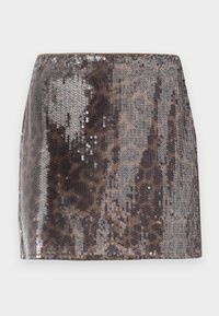 JXIZZY SEQUIN SKIRT  - Mini suknja - toasted coconut