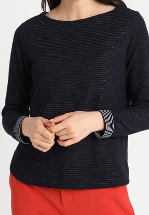 Langærmet T-shirt - dark blue