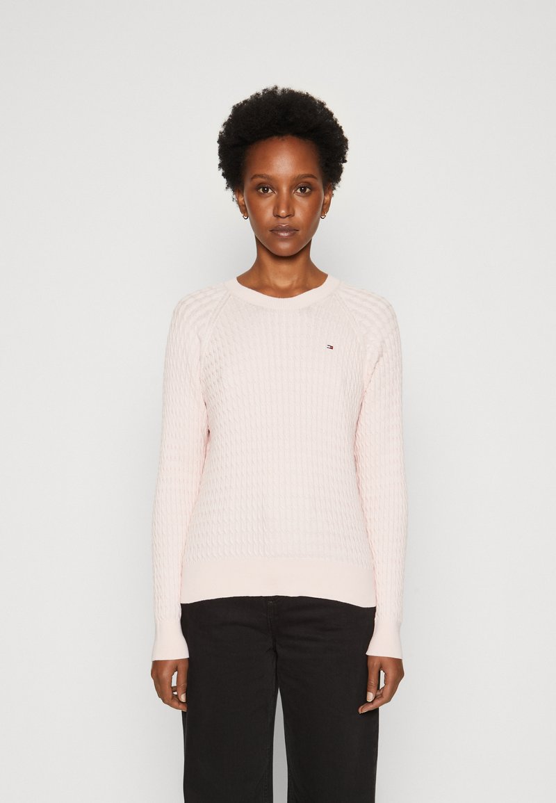 Tommy Hilfiger CABLE - Maglione - whimsy pink