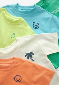 Next 5 PACK SHORT SLEEVE - Jednoduché tričko - blue orange
