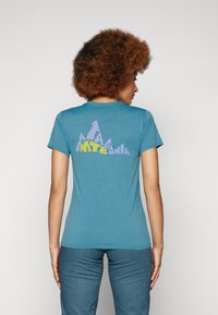 Patagonia - DAILY GRAPHIC LANDS - Sport T-Shirt - wetland blue Thumbnail-Bild 1