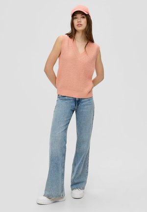 MIT V-NECK - Trui - papaya