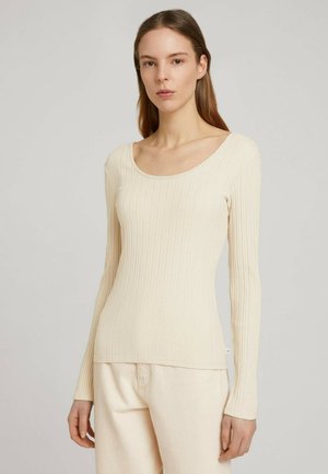 Top s dlouhým rukávem - light cashew beige
