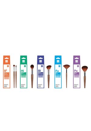 MAKE UP BRUSH KIT 5-PIECE SOFT FACE BRUSHES - Pinsel-Set - multicolor