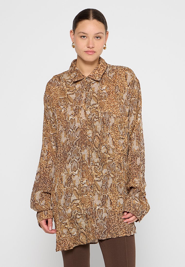Nanushka Overhemdblouse bruin Nanushka Overhemdblouse bruin