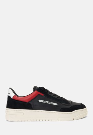 PS300 LEATHER-SUEDE SNEAKER UNISEX - Trainers - black/red