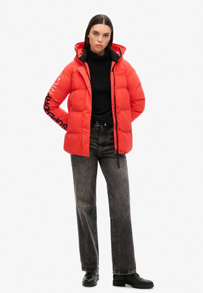 Superdry & Co Winterjas rood Superdry & Co Winterjas rood