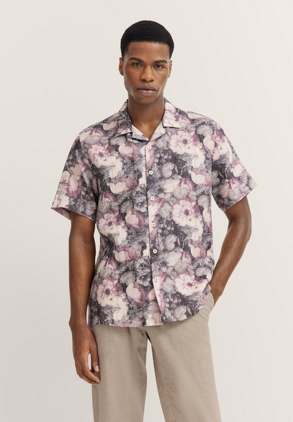 FLORAL - Hemd - braun