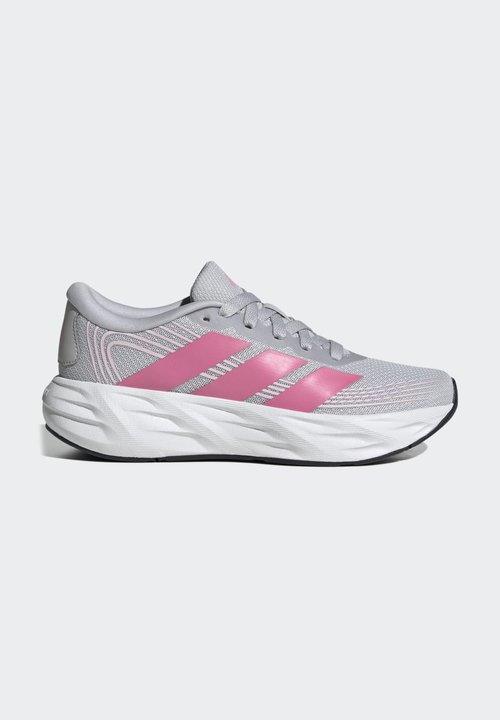 adidas GALAXY 8 J UNISEX - Road running shoes - solid grey/pink fusion/clear pink — photo 7