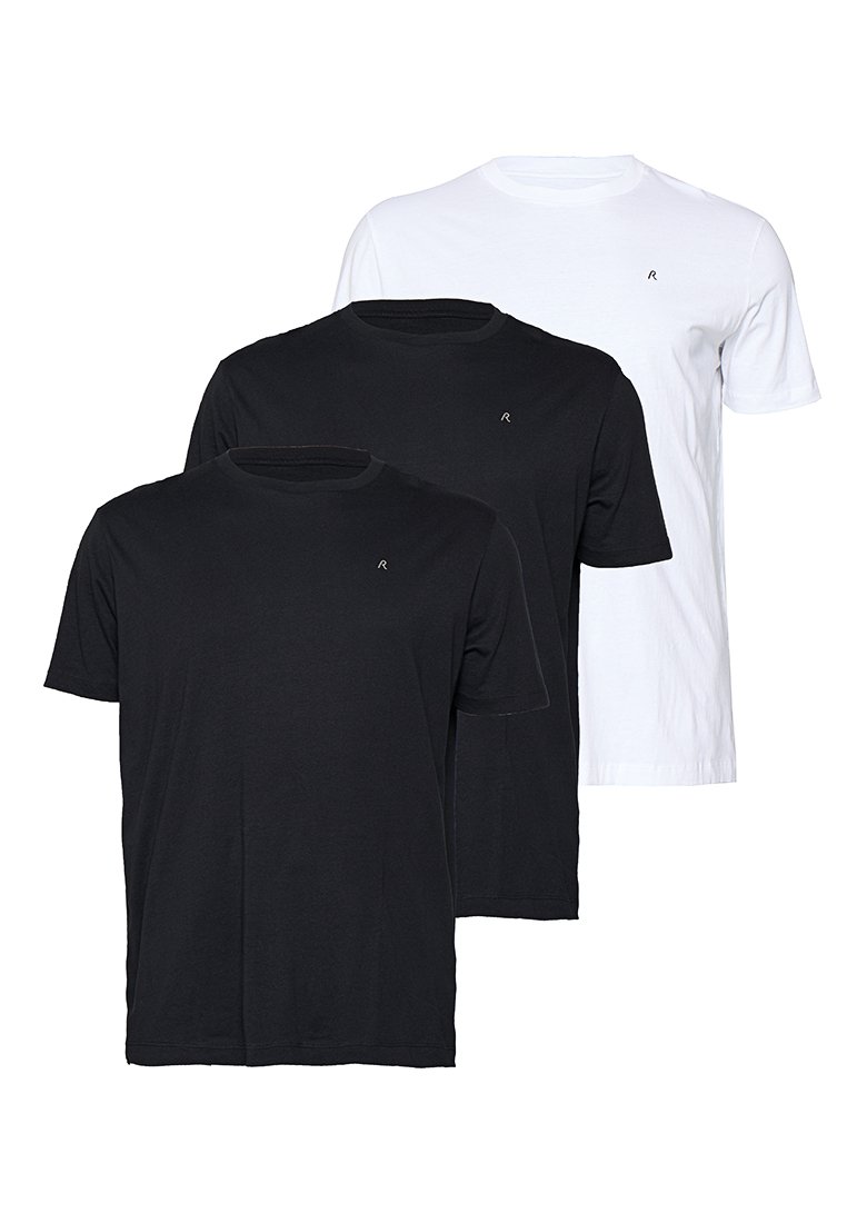 Replay Plus T-shirt basic zwart