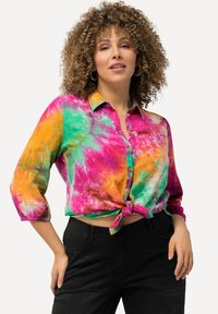 Ulla Popken - TIE DYE  - Skjortebluser - fuchsia pink Miniaturebillede 1