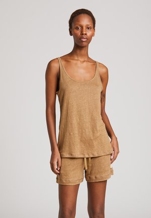 Top - brown mustard