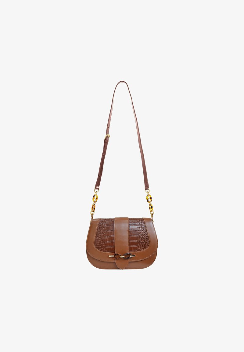 Sac bandoulière en cuir marron foncé, €517 | | Lookastic Sac bandoulière en cuir marron foncé, €517 | | Lookastic