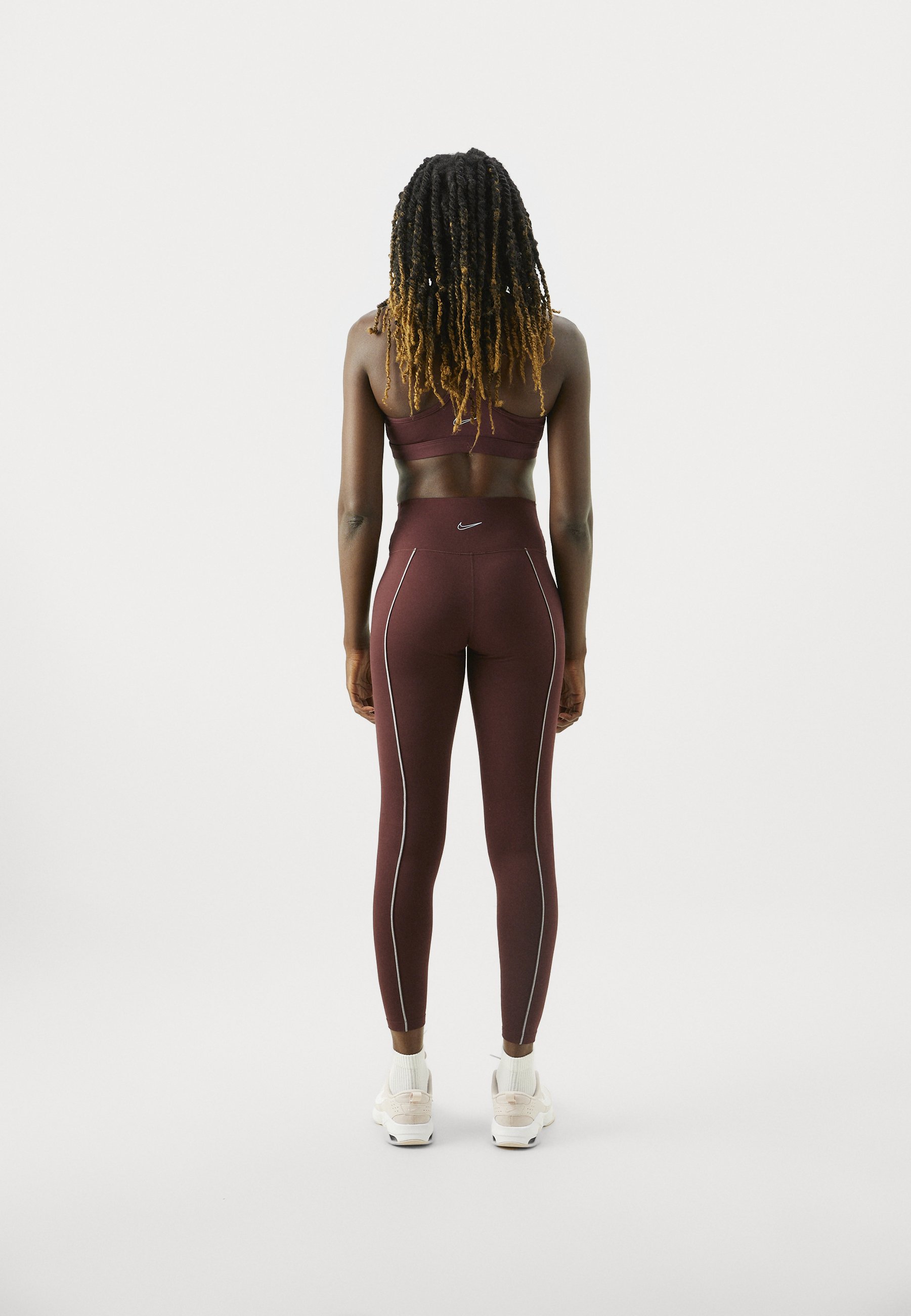 nike one burgundy leggings