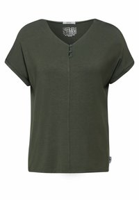 Cecil V-NECK  - Jednoduché tričko - grün