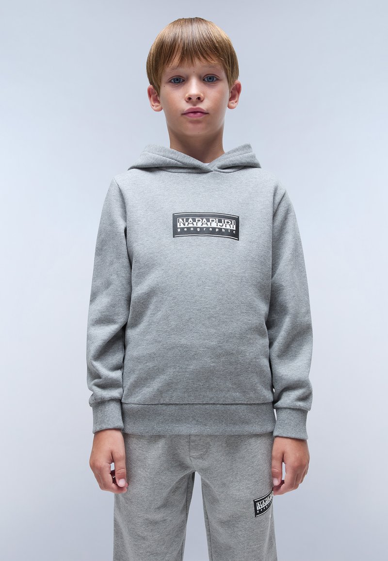 Napapijri CHAMOIS UNISEX - Majica s kapuljačom - medium grey melange