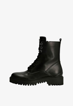OLONE - Botines con cordones - black