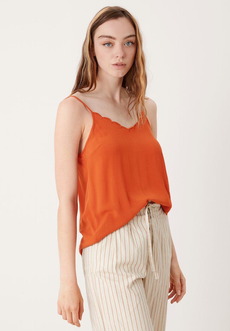 Damen T-Shirts | QS by s.Oliver Top dark orange/orange - VB05642 Damen T-Shirts | QS by s.Oliver Top dark orange/orange - VB05642