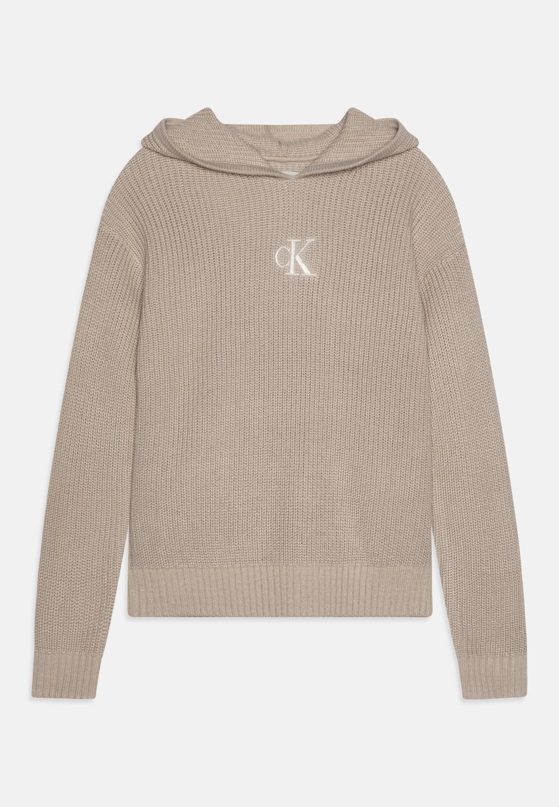 Calvin Klein Jeans Strickpullover hellgrau