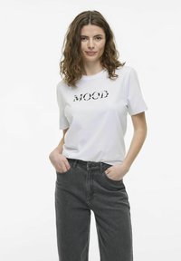 VILA NORA S/S NOOS - T-shirts basic - bright white