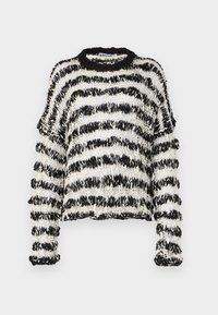 Pullover - black/white