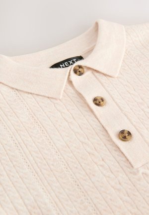 Next REGULAR FIT - CABLE - Pikkade varrukatega topp - cream