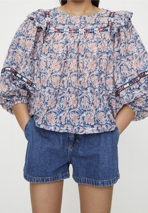 Blouse - blue