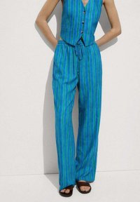 Mango Broek - dark blue