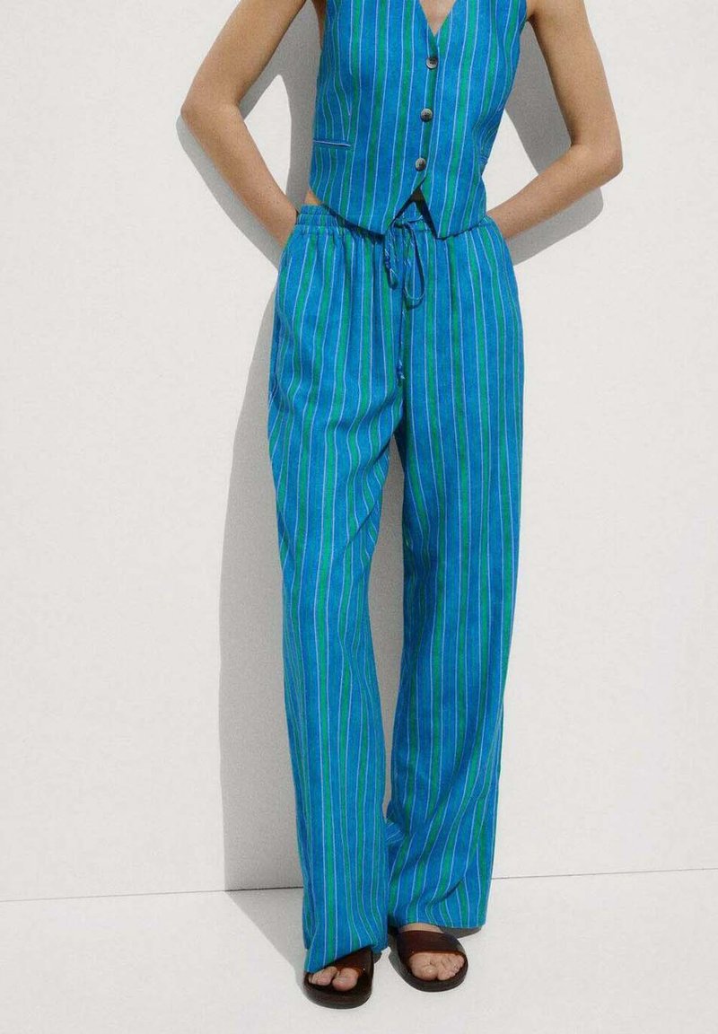 Mango Broek - dark blue