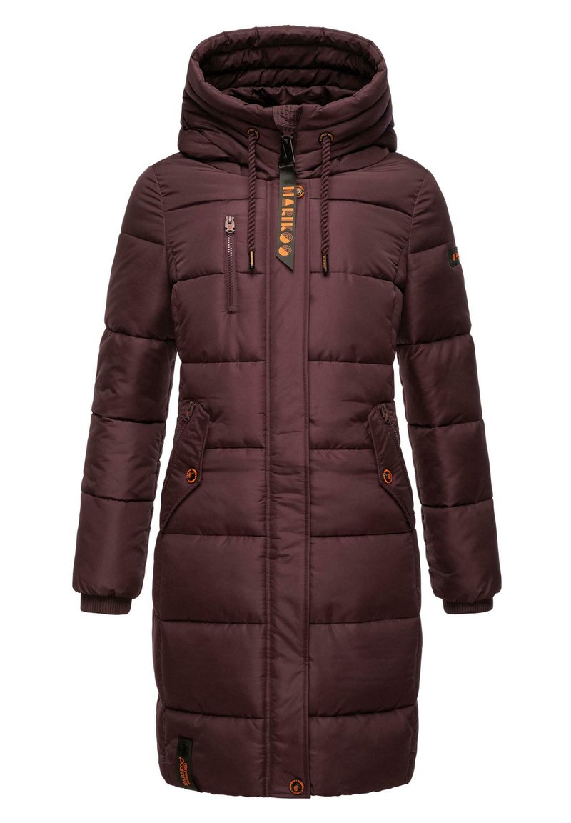 Marikoo - YUIKOO - Winter coat - dark red melange, Enlarge