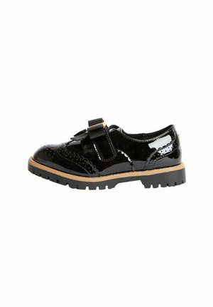REGULAR FIT - DETAIL BROGUE  - Instappers - black