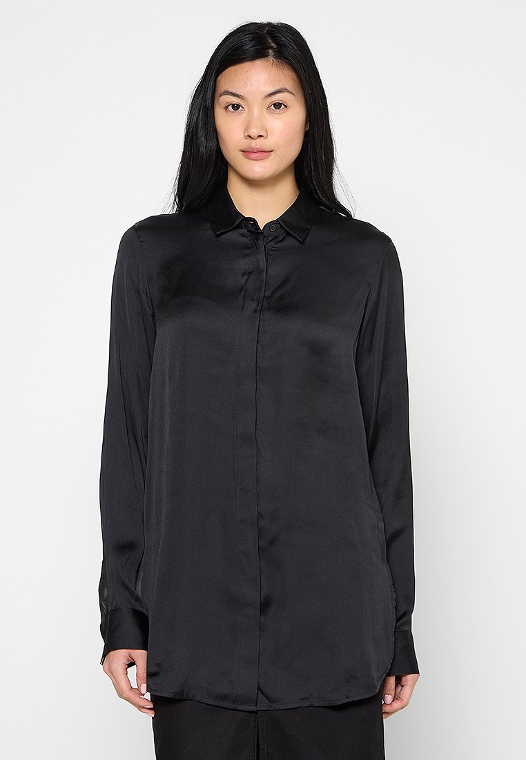 Replay Overhemdblouse zwart