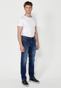 Koroshi STRETCH - Traperice ravnih nogavica - azul