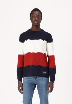 MILANO COLOURBLOCK CREW NECK - Jumper - desert sky/multi colored