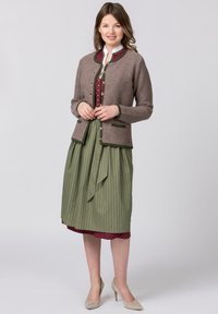 Stockerpoint CARO - Strickjacke - trüffel-moosgrün