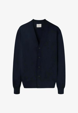 Silbon, CÁRDIGAN CON LOGO BORDADO - Chaqueta de punto - azul marino