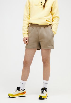 ORIGINAL SMALL LOGO  - Sports shorts - hellbraun
