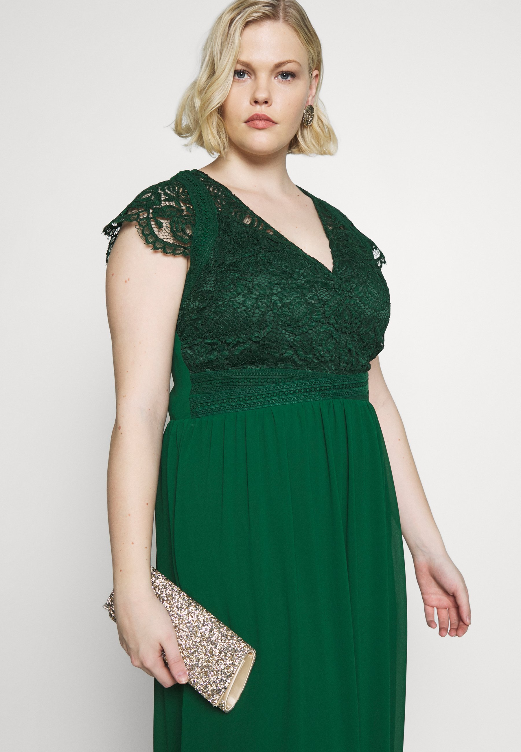 Jade green plus size dress Clearance