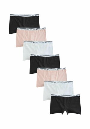 Next, 7 PACK - Kitsad bokserid - black/white/pastel rose/nude